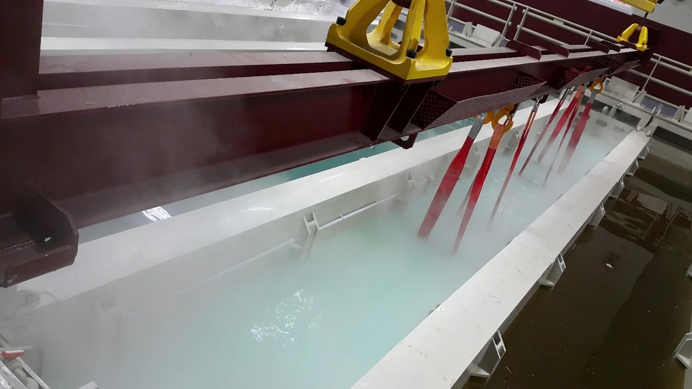 Santrifüj sıcak daldırma galvaniz proses hattı
